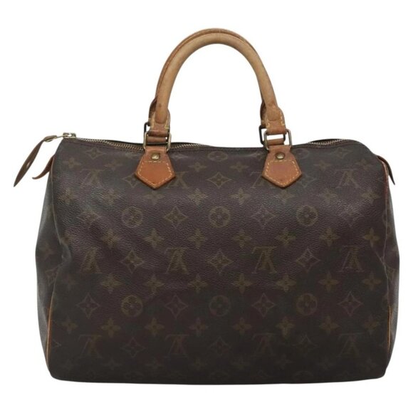 LOUIS VUITTON Monogram Speedy 30 Hand Bag M41526 LV Auth 137081 - Picture 2 of 16